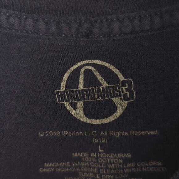 Borderlands 3 Graphic T-Shirt Large Navy Video Game Gearbox 2019 Licensed Tee - Picture 4 of 5